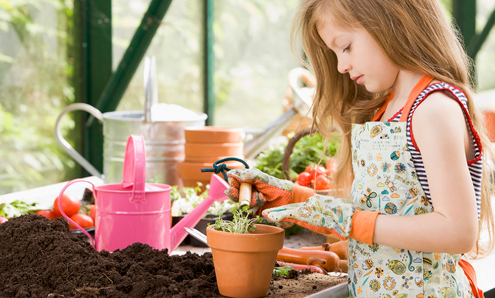 Giardinaggio con i bambini